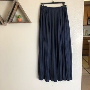 Navy Maxi Skirt